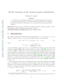 On the moments of the variance-gamma distribution