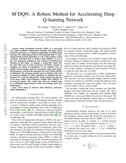 M$^2$DQN: A Robust Method for Accelerating Deep Q-learning Network