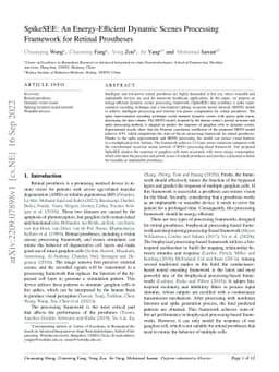SpikeSEE: An Energy-Efficient Dynamic Scenes Processing Framework for
  Retinal Prostheses