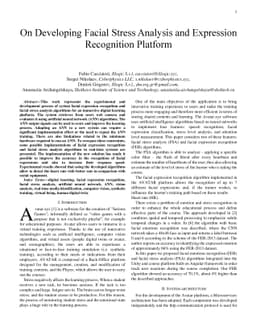 On Developing Facial Stress Analysis and Expression Recognition Platform