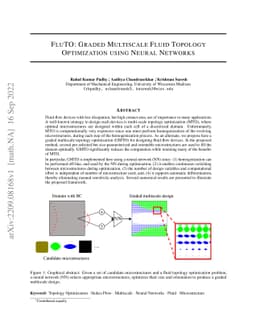 FluTO: Graded Multiscale Fluid Topology Optimization using Neural
  Networks