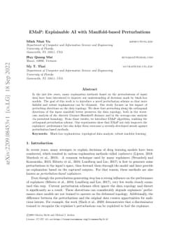 EMaP: Explainable AI with Manifold-based Perturbations