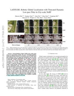 LATITUDE: Robotic Global Localization with Truncated Dynamic Low-pass
  Filter in City-scale NeRF
