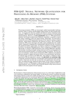 PIM-QAT: Neural Network Quantization for Processing-In-Memory (PIM)
  Systems