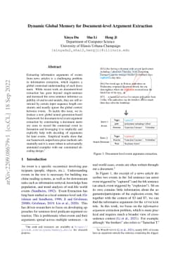 Dynamic Global Memory for Document-level Argument Extraction