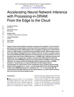 Accelerating Neural Network Inference with Processing-in-DRAM: From the
  Edge to the Cloud