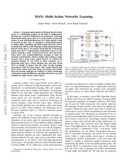 MAN: Multi-Action Networks Learning