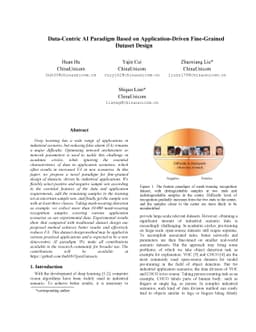Data-Centric AI Paradigm Based on Application-Driven Fine-Grained
  Dataset Design