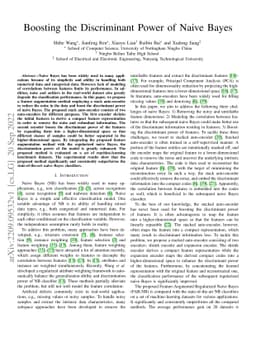 Boosting the Discriminant Power of Naive Bayes
