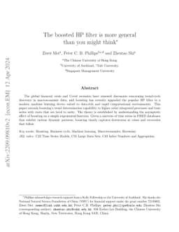 The boosted HP filter is more general than you might think