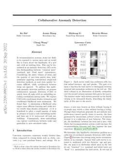 Collaborative Anomaly Detection