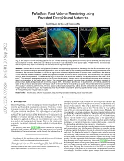 FoVolNet: Fast Volume Rendering using Foveated Deep Neural Networks