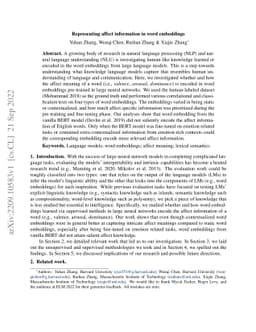 Representing Affect Information in Word Embeddings