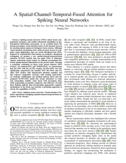 A Spatial-channel-temporal-fused Attention for Spiking Neural Networks