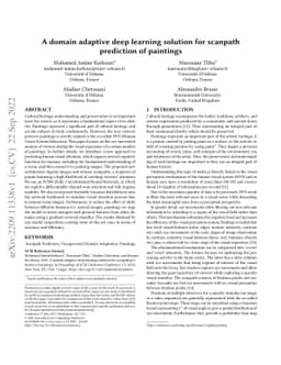 A domain adaptive deep learning solution for scanpath prediction of
  paintings
