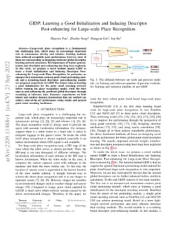 GIDP: Learning a Good Initialization and Inducing Descriptor
  Post-enhancing for Large-scale Place Recognition