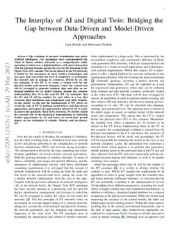 The Interplay of AI and Digital Twin: Bridging the Gap between
  Data-Driven and Model-Driven Approaches