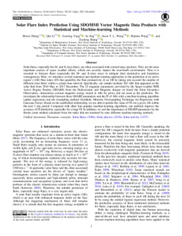 Solar Flare Index Prediction Using SDO/HMI Vector Magnetic Data Products
  with Statistical and Machine Learning Methods