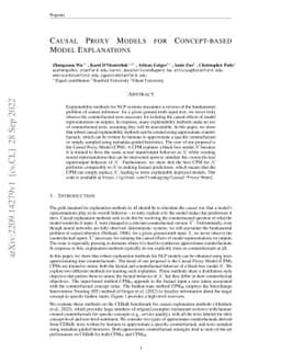 Causal Proxy Models for Concept-Based Model Explanations
