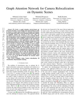 Graph Attention Network for Camera Relocalization on Dynamic Scenes