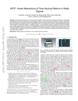 ASTF: Visual Abstractions of Time-Varying Patterns in Radio Signals