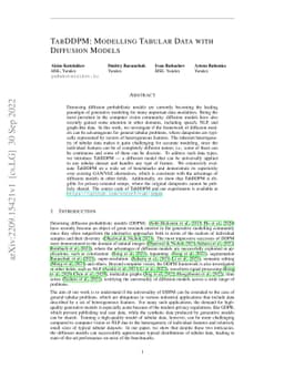 TabDDPM: Modelling Tabular Data with Diffusion Models