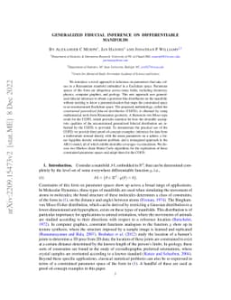 Generalized Fiducial Inference on Differentiable Manifolds