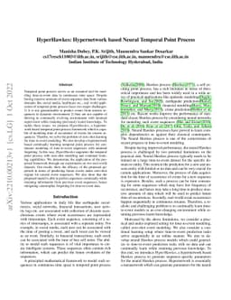 HyperHawkes: Hypernetwork based Neural Temporal Point Process