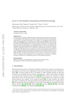 PersA-FL: Personalized Asynchronous Federated Learning