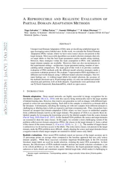 A Reproducible and Realistic Evaluation of Partial Domain Adaptation
  Methods