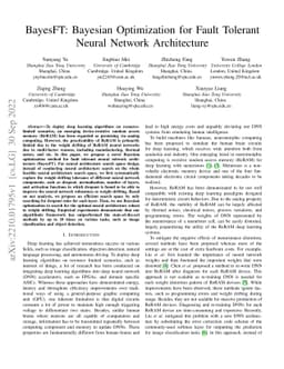 BayesFT: Bayesian Optimization for Fault Tolerant Neural Network
  Architecture