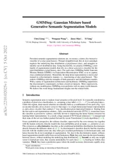 GMMSeg: Gaussian Mixture based Generative Semantic Segmentation Models