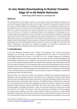 In-situ Model Downloading to Realize Versatile Edge AI in 6G Mobile
  Networks