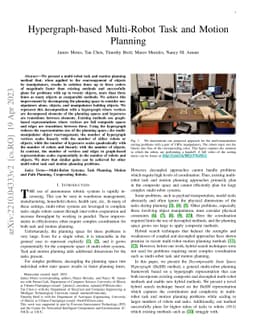 Hypergraph-based Multi-Robot Task and Motion Planning