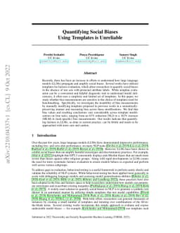 Quantifying Social Biases Using Templates is Unreliable