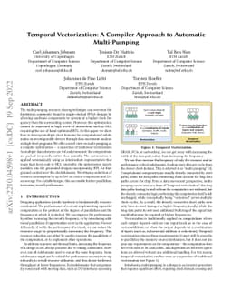 Temporal Vectorization: A Compiler Approach to Automatic Multi-Pumping