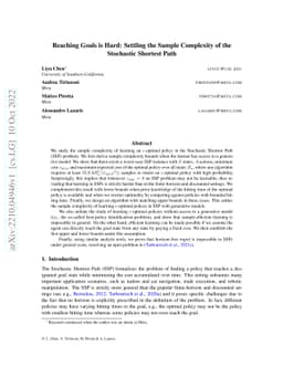Reaching Goals is Hard: Settling the Sample Complexity of the Stochastic
  Shortest Path