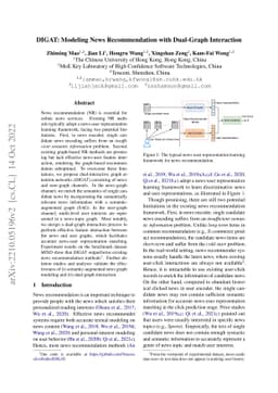 DIGAT: Modeling News Recommendation with Dual-Graph Interaction