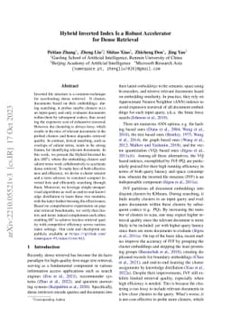 Hybrid Inverted Index Is a Robust Accelerator for Dense Retrieval
