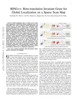 RING++: Roto-translation Invariant Gram for Global Localization on a
  Sparse Scan Map