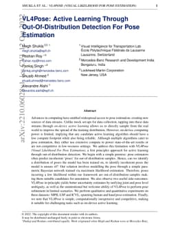 VL4Pose: Active Learning Through Out-Of-Distribution Detection For Pose
  Estimation