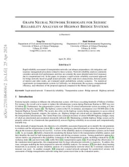 Graph Neural Network Surrogate for Seismic Reliability Analysis of
  Highway Bridge Systems