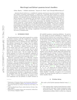 Shot-frugal and Robust quantum kernel classifiers