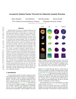 Asymmetric Student-Teacher Networks for Industrial Anomaly Detection