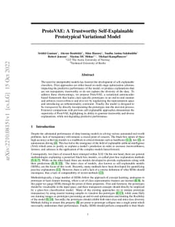 ProtoVAE: A Trustworthy Self-Explainable Prototypical Variational Model