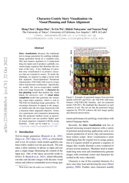 Character-Centric Story Visualization via Visual Planning and Token
  Alignment