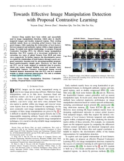 Towards Effective Image Manipulation Detection with Proposal Contrastive
  Learning