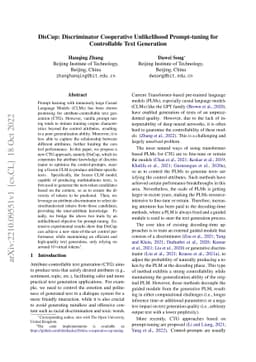 DisCup: Discriminator Cooperative Unlikelihood Prompt-tuning for
  Controllable Text Generation