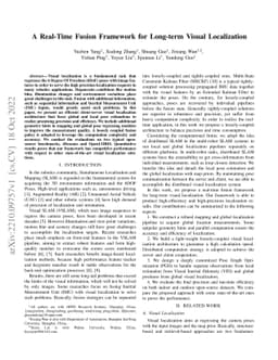 A Real-Time Fusion Framework for Long-term Visual Localization