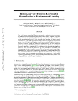 Rethinking Value Function Learning for Generalization in Reinforcement
  Learning